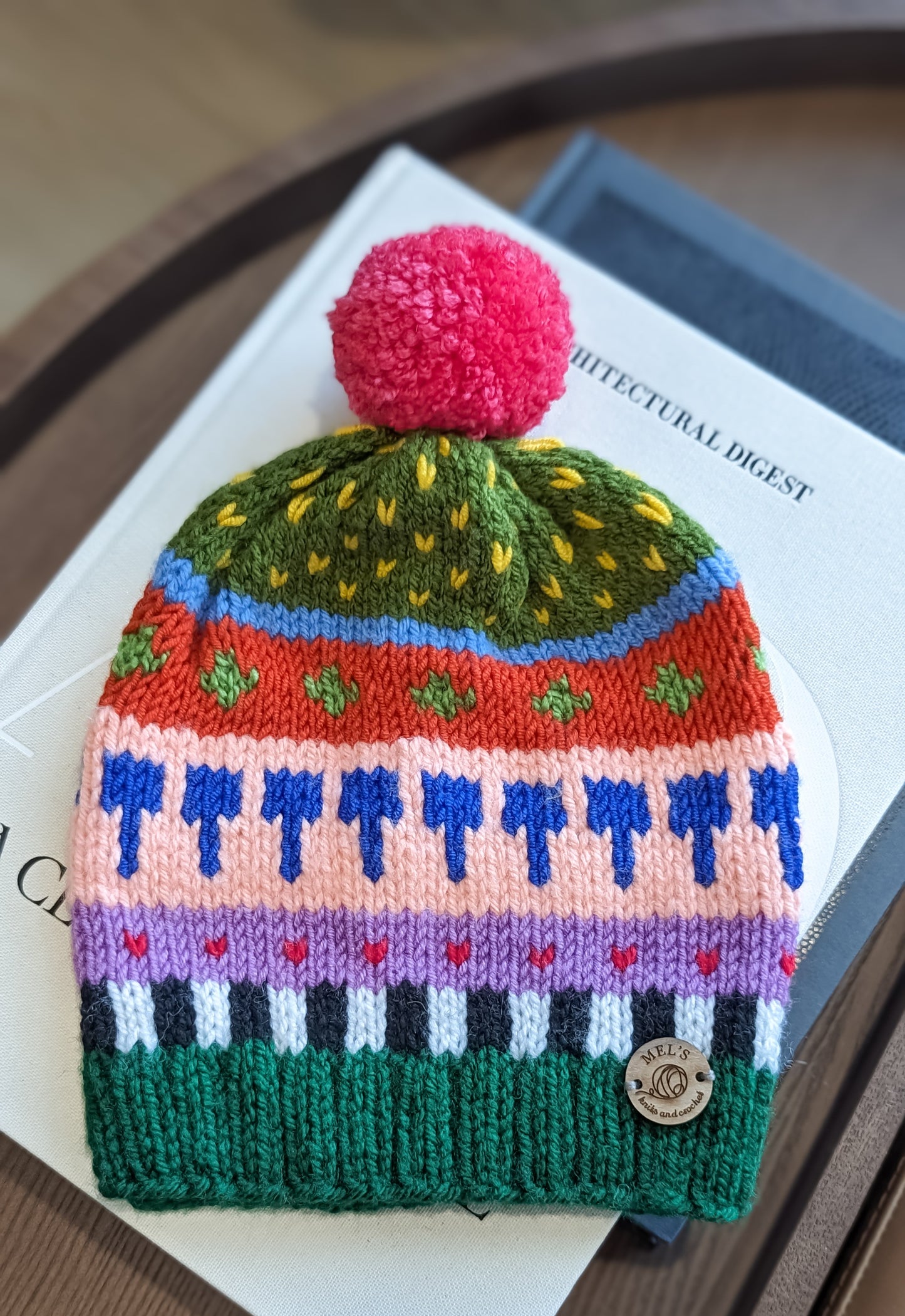 Berry Messy Wool Hat