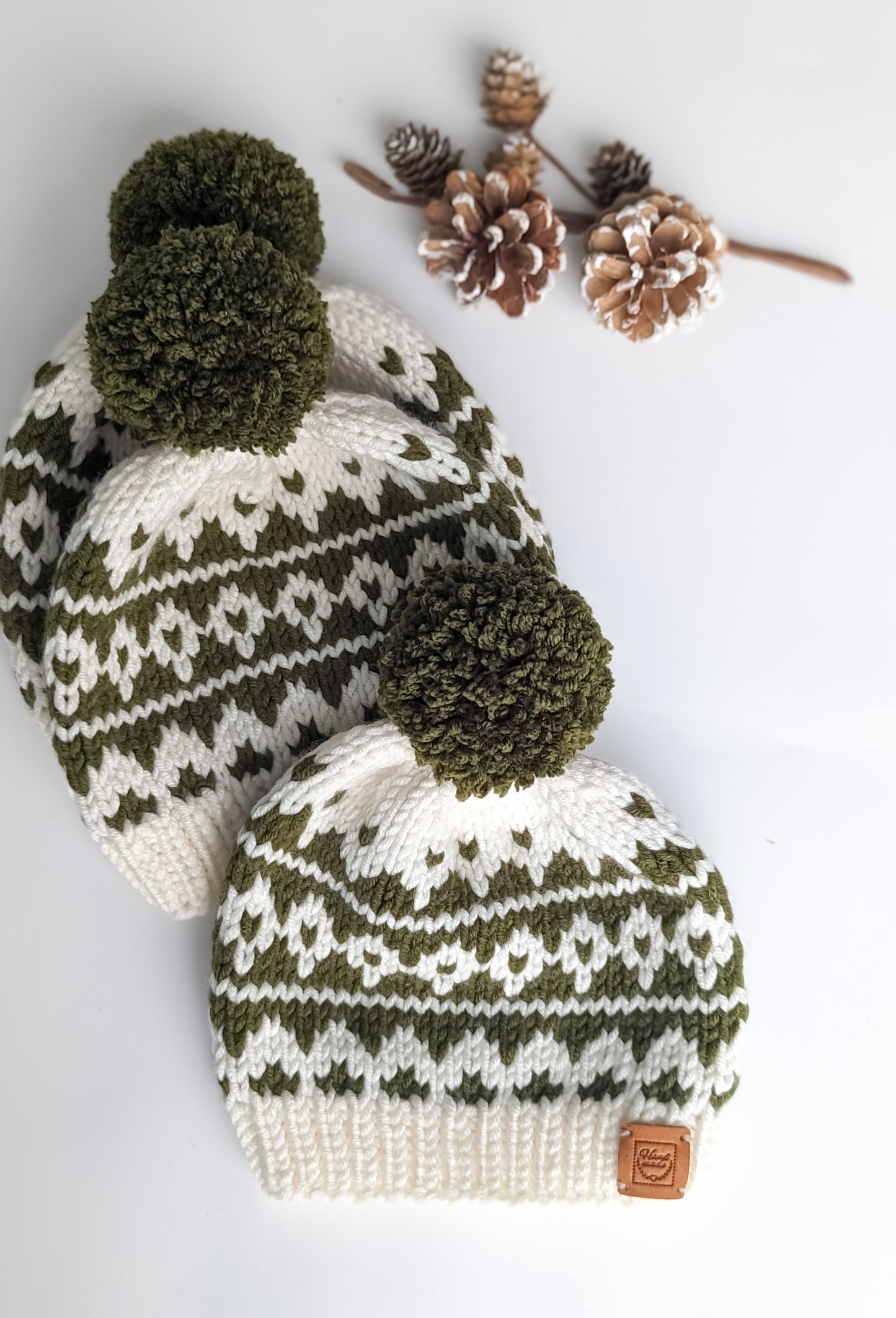 "Messy Head" Winter Hat | Size 1t-5t| Forest Green