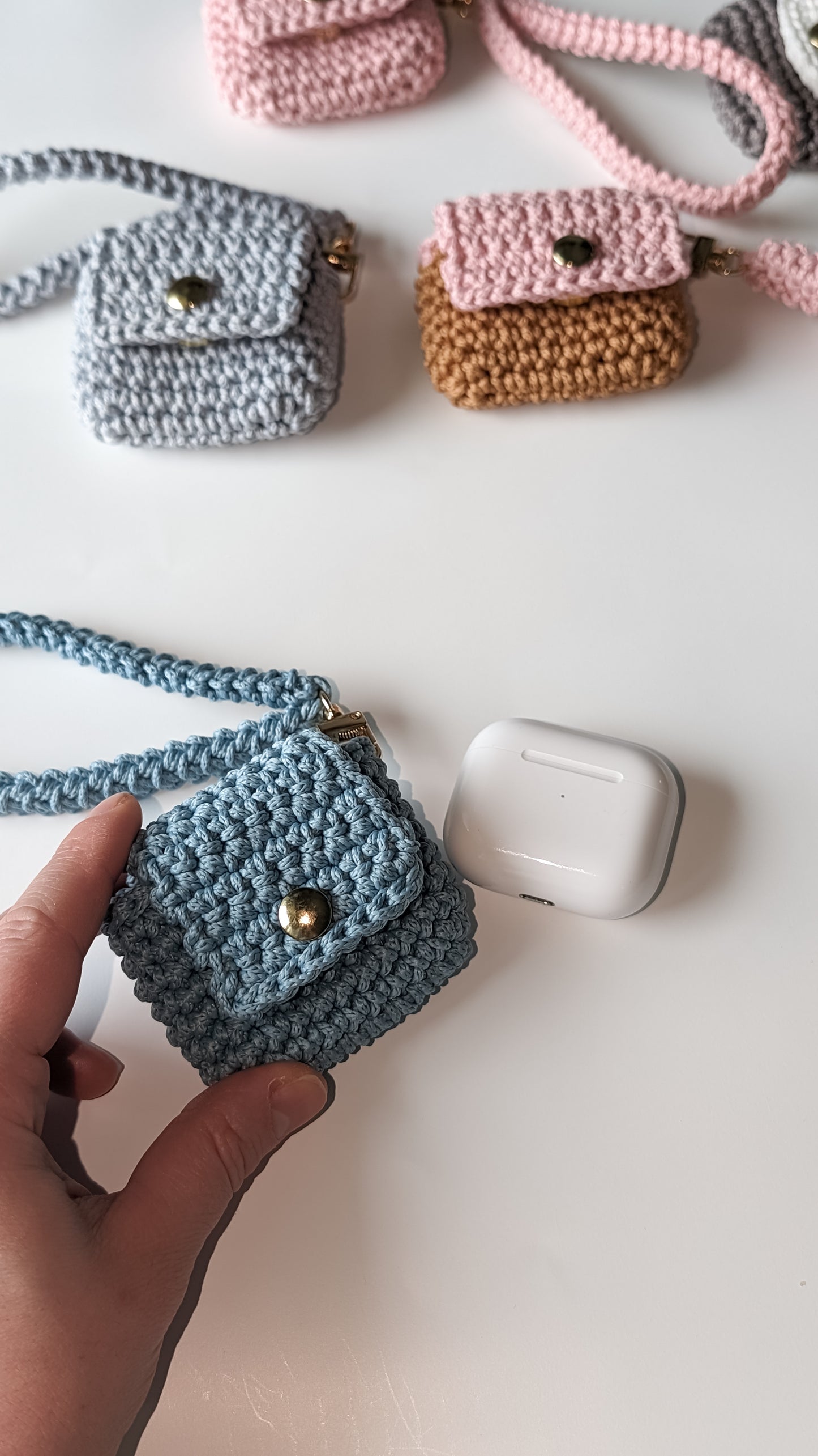 Crochet AirPod Case | Color Teal