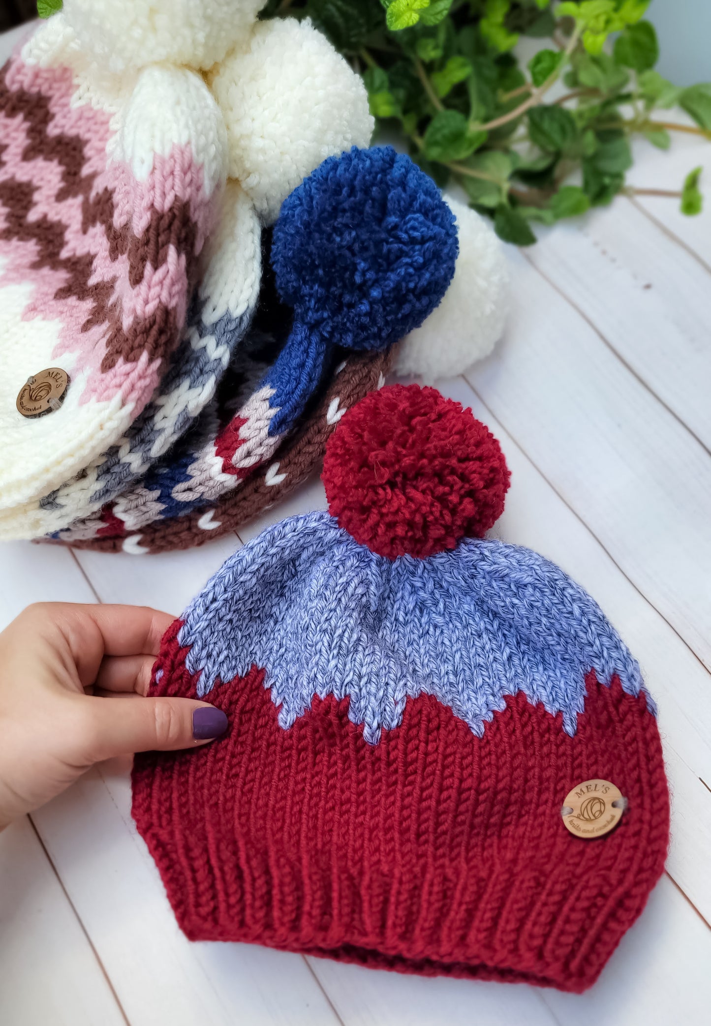 WOolly Winter Hat | Color Block