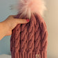 Cable Knit Acrylic Soft and Warm Beanie