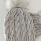 Cable Knit Acrylic Soft and Warm Beanie