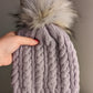 Cable Knit Fluffy Soft and Warm Beanie
